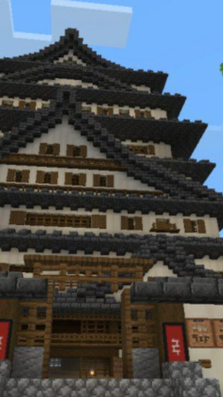 Building from Samurai Village Map for Minecraft PE