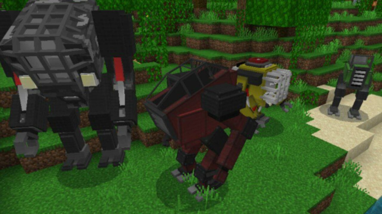 Craftable Mechs Mod for Minecraft PE