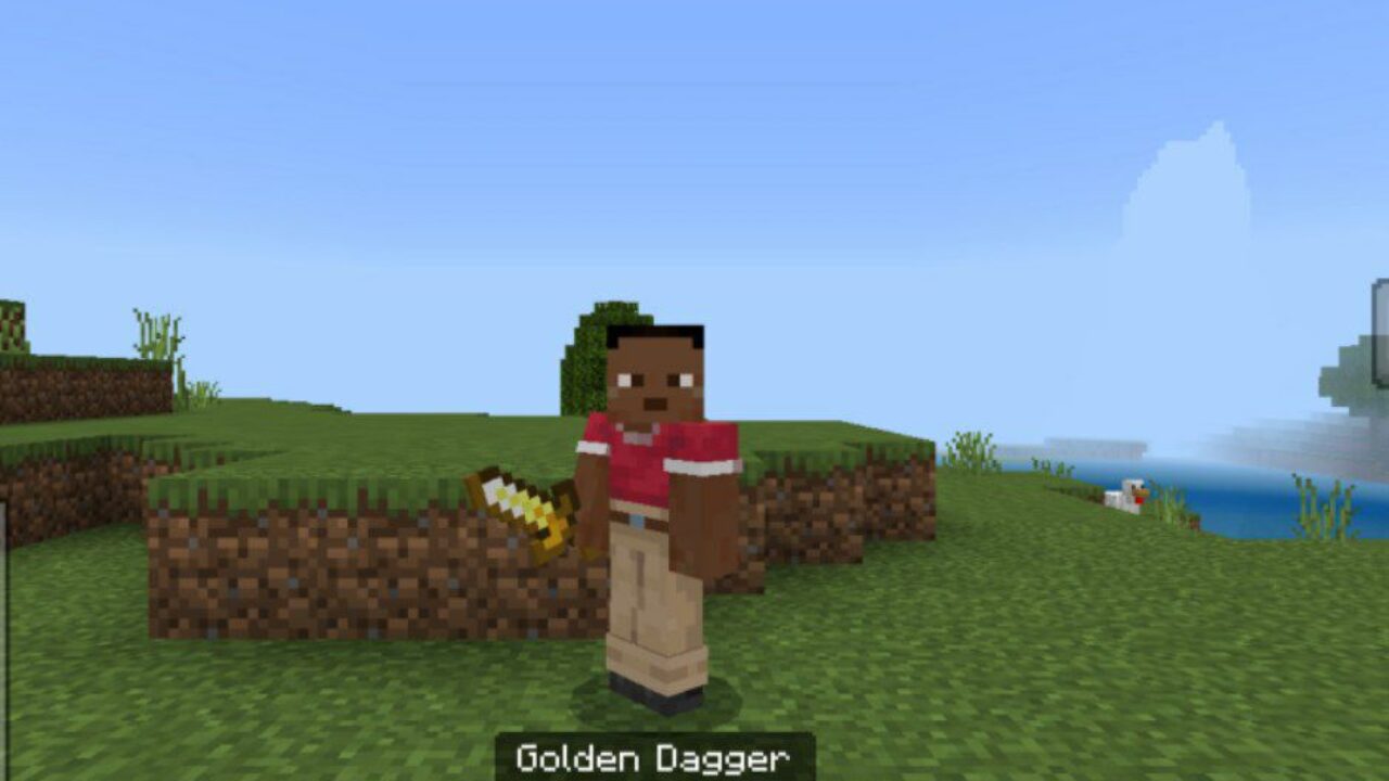 Dagger from Basic Weapons Mod for Minecraft PE