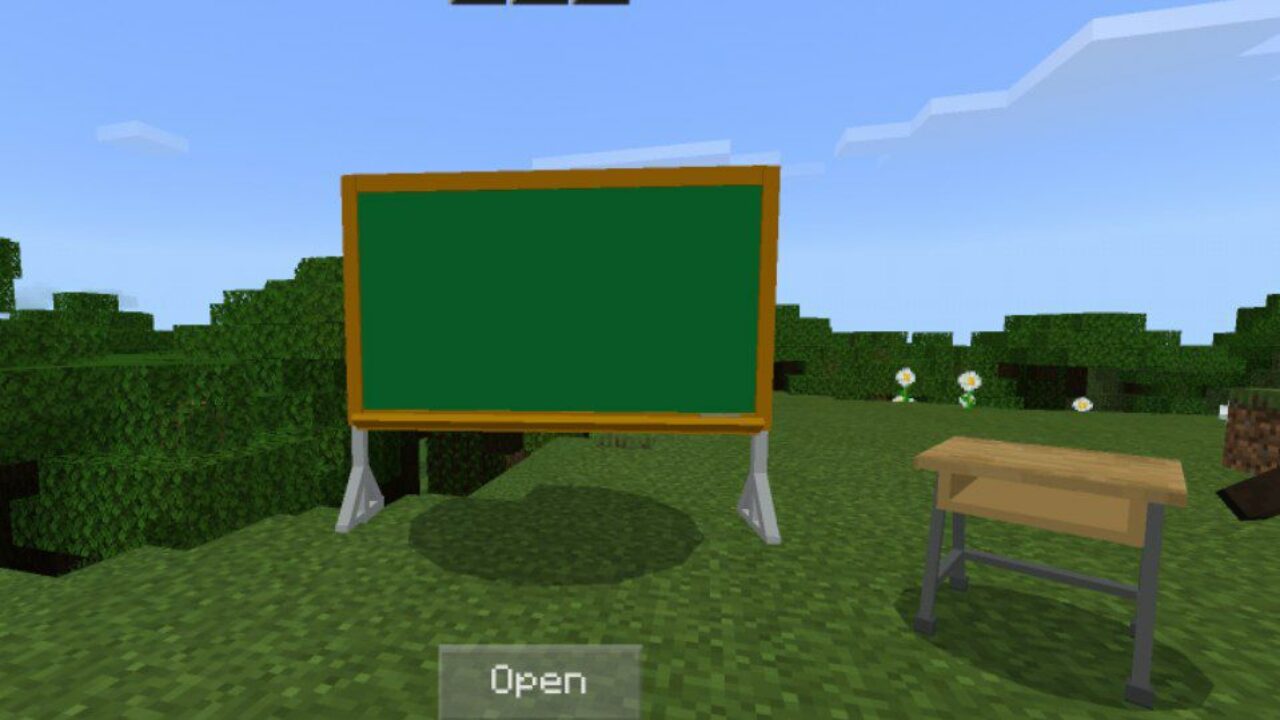 Desk from School Furniture Mod for Minecraft PE