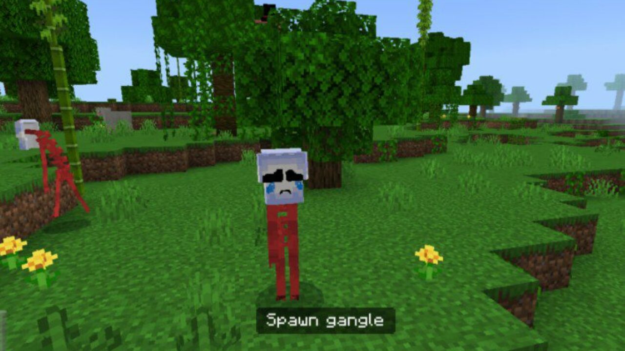 Gangle from Amazing Digital Circus Mod for Minecraft PE