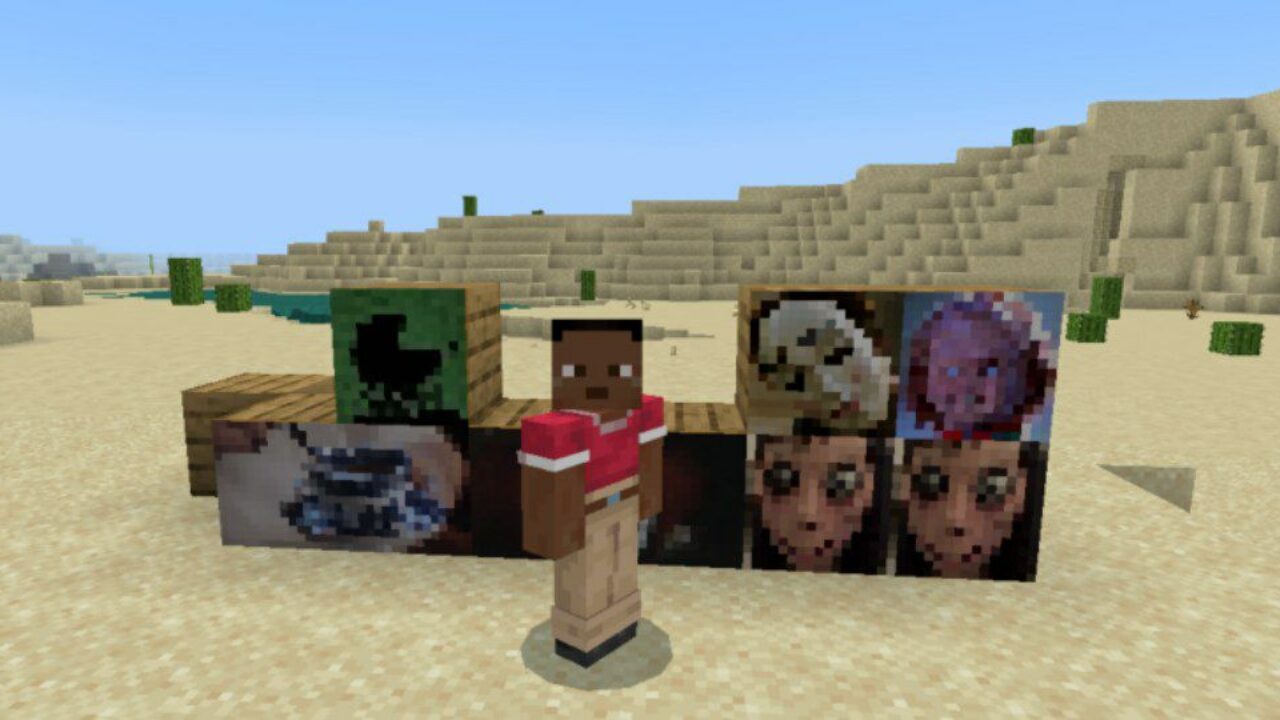 Horror Paintings Texture Pack for Minecraft PE