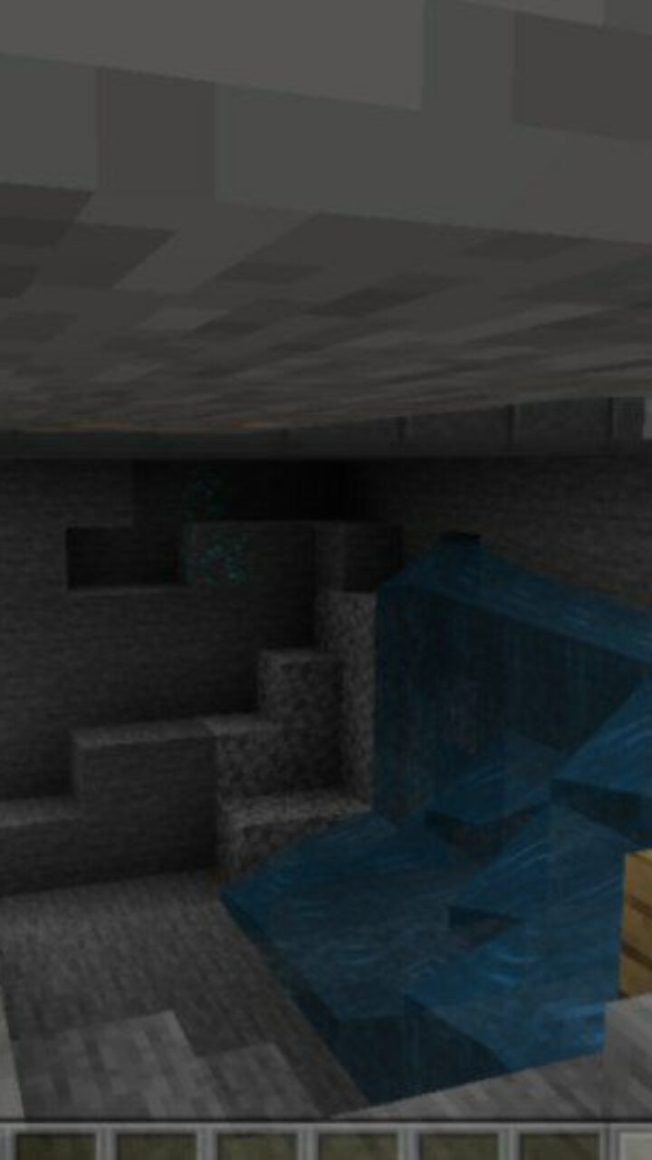 Inside from Upside Down Chunk Map for Minecraft PE