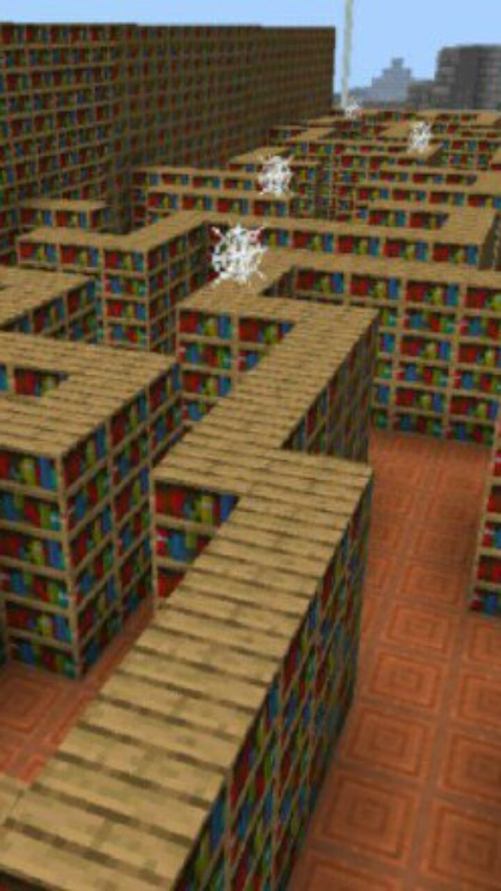 Library from 3D Parkour Map for Minecraft PE