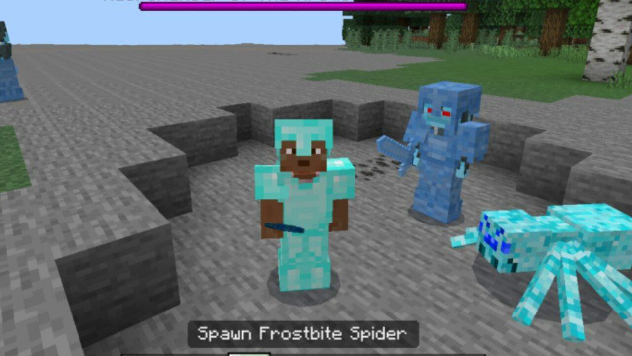 Mobs from Frost Armor Mod for Minecraft PE