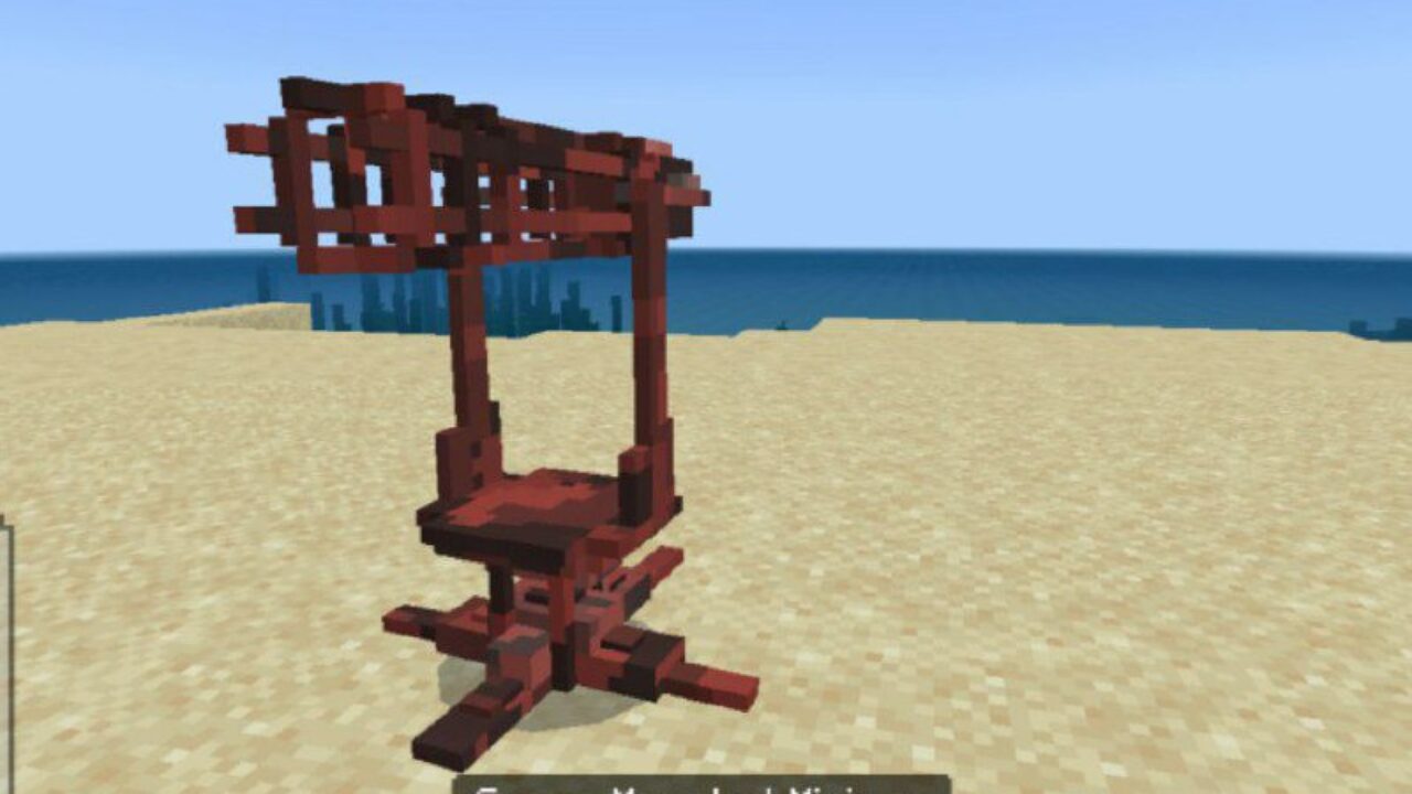 Mounted Minigun from Minigun Mos for Minecraft PE