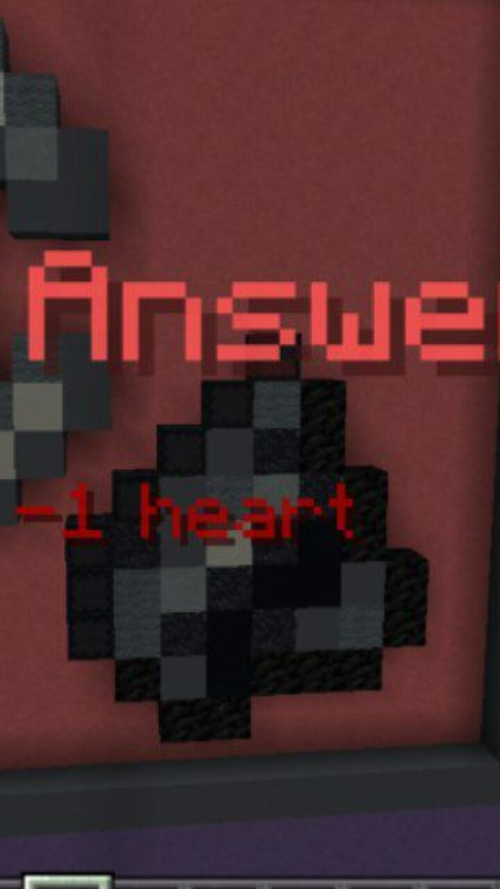 No Answer from Guess the Item Map for Minecraft PE