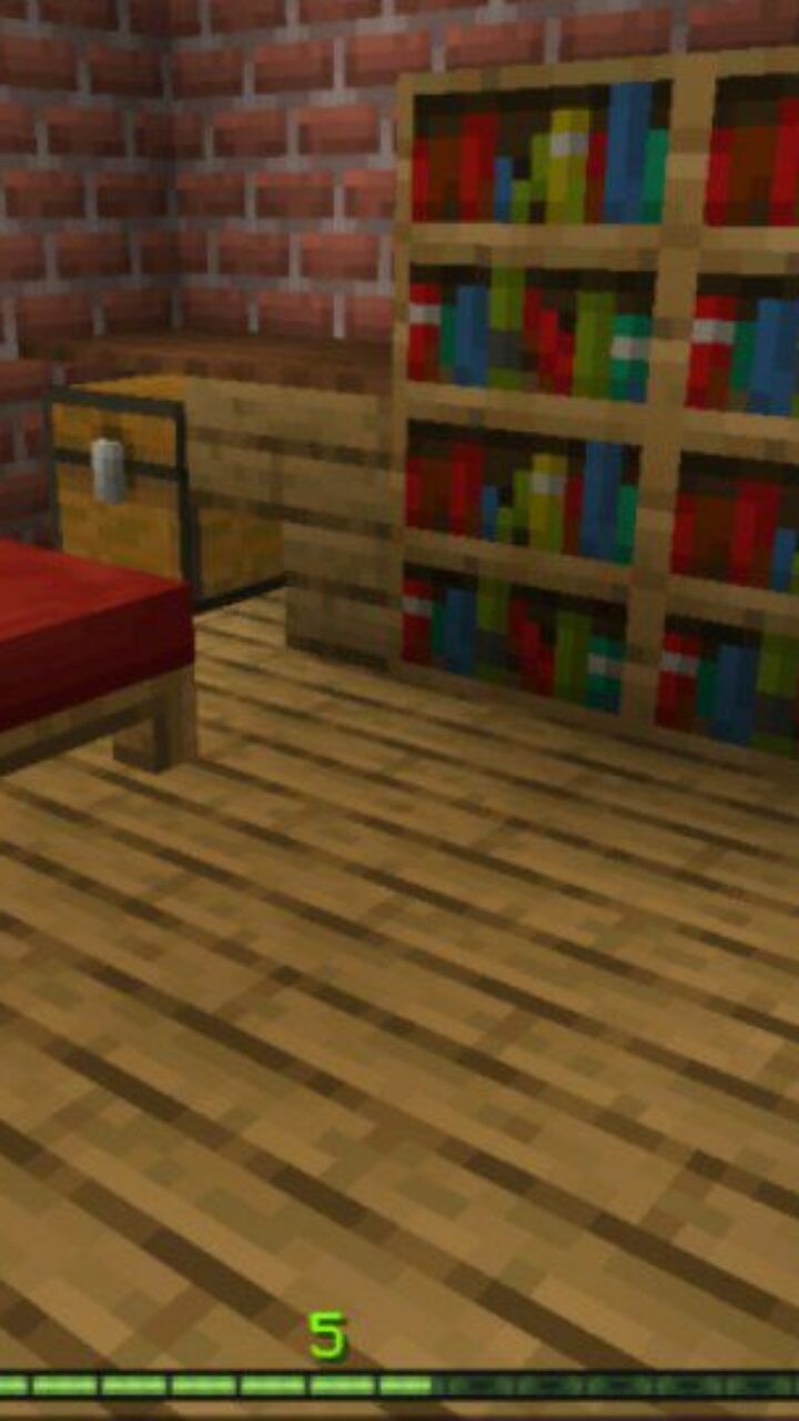 Room 1 from Escape from Pocong Map for Minecraft PE