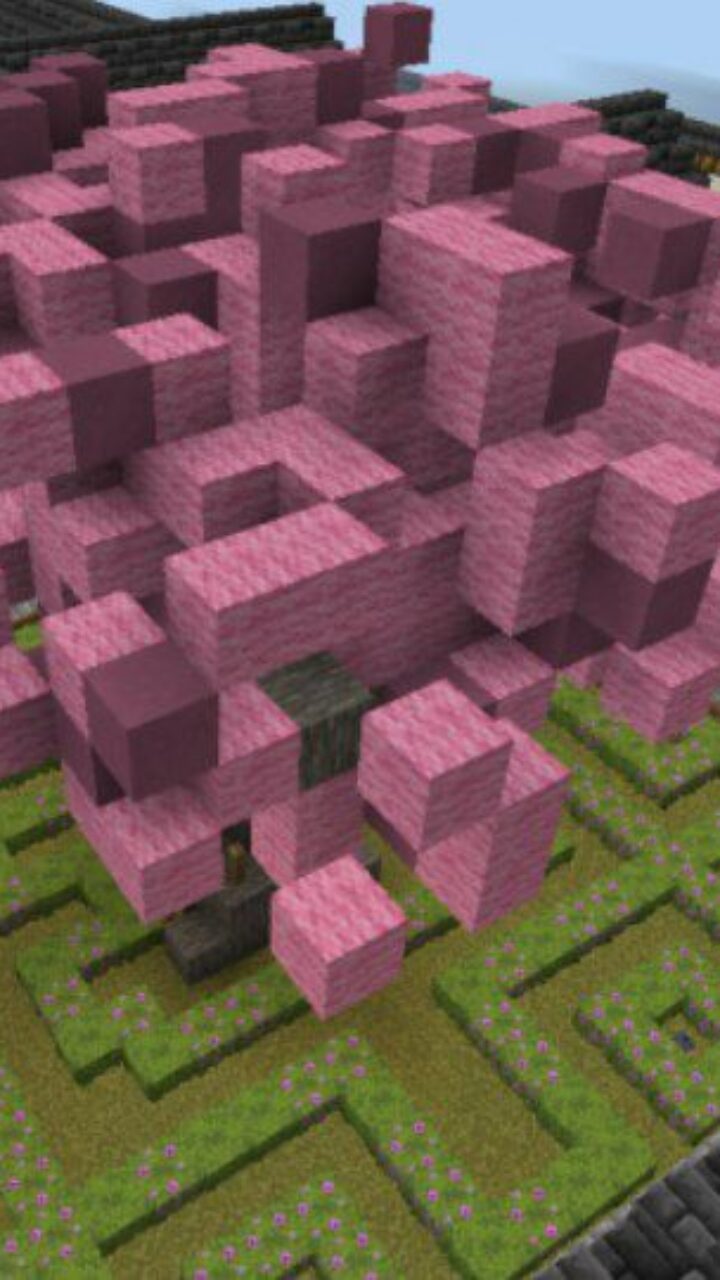 Sakura from Samurai Village Map for Minecraft PE