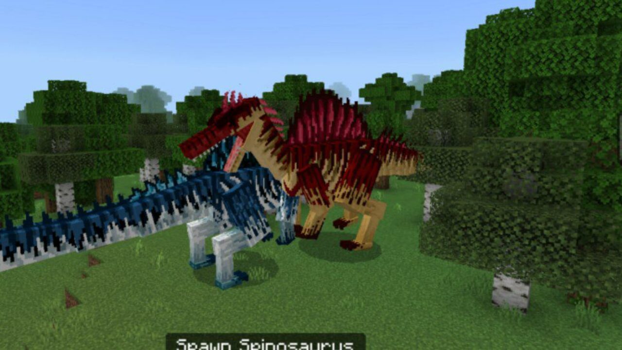 Spinosaurus from Ancient Craft Mod for Minecraft PE