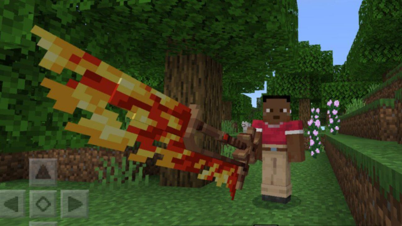 Sword from Magma Armor and Sword Mod for Minecraft PE