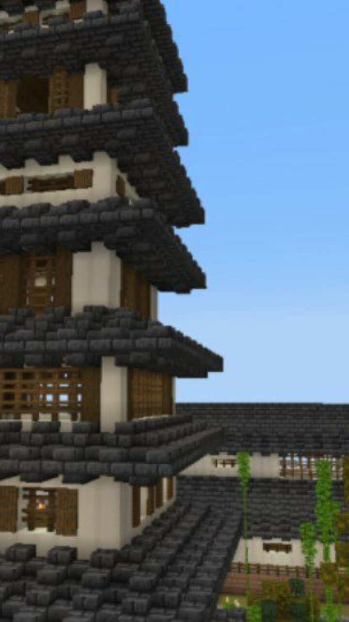 Territory from Samurai Village Map for Minecraft PE