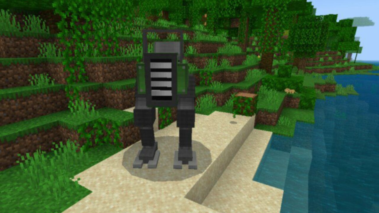 Velocitron from Craftable Mechs Mod for Minecraft PE