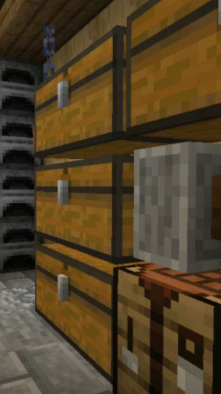 Working Room from Underground Base Map for Minecraft PE