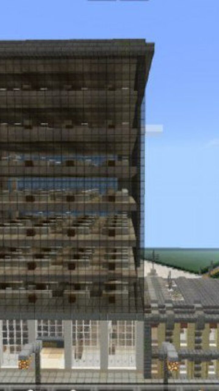 Building from City of Houses Map for Minecraft PE