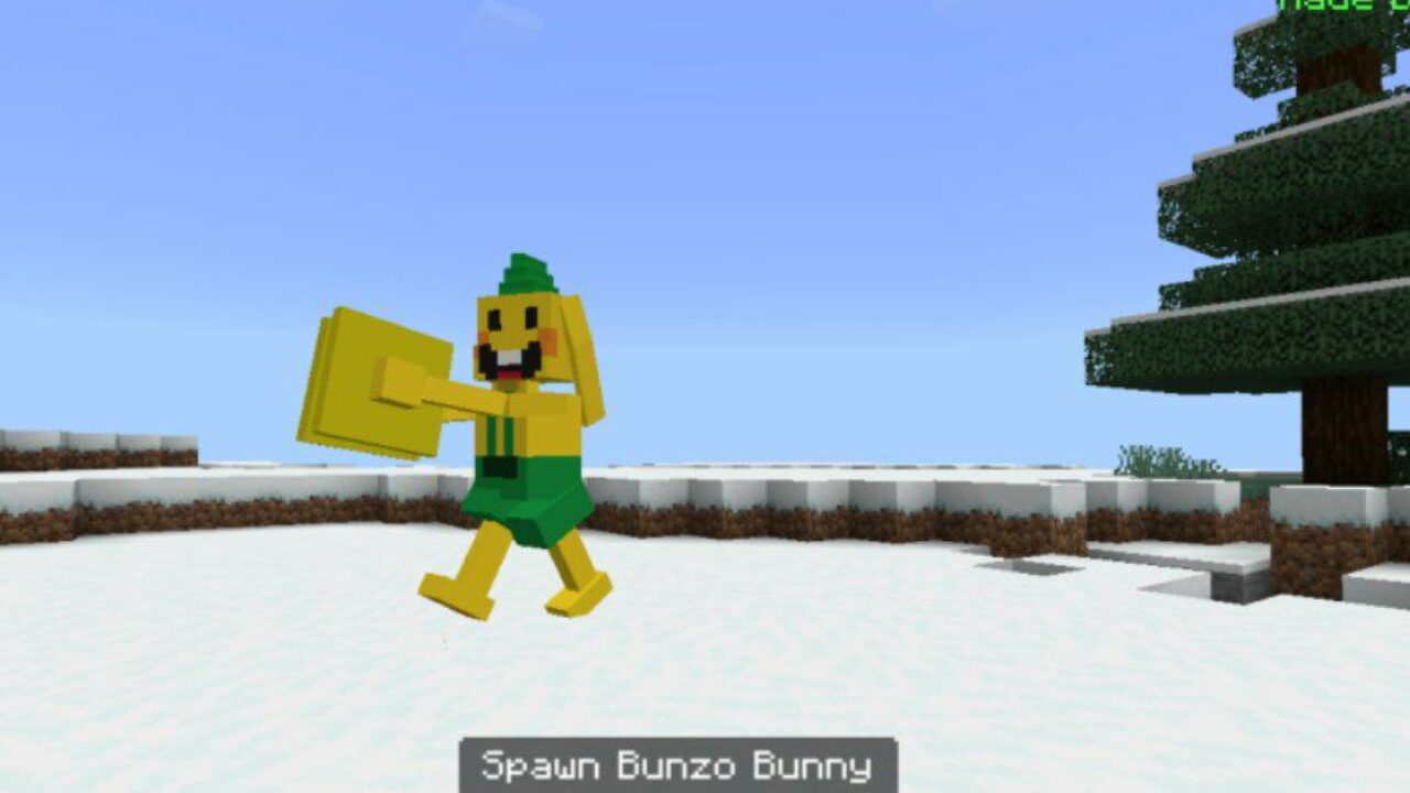 Bunzo Bunny from Mommy Long Legs Mod for Minecraft PE