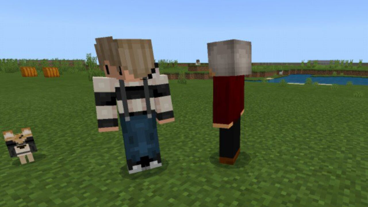 Characters from Love Mod for Minecraft PE