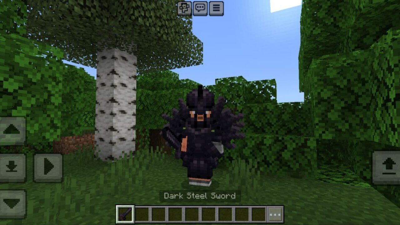 Dark Armor from Steel Mod for Minecraft PE