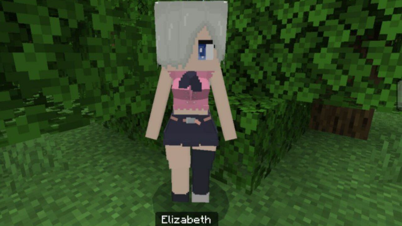 Elizabeth from Anime Girls Mod for Minecraft PE