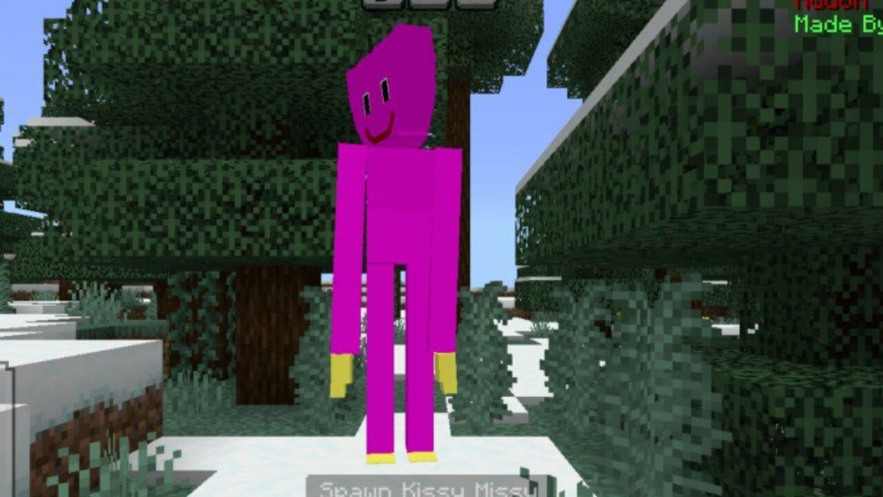 Kissy Missy from Mommy Long Legs Mod for Minecraft PE