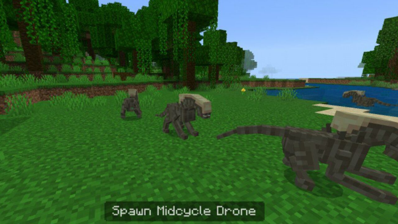 Midcycle Drone from Aliens Mod for Minecraft PE