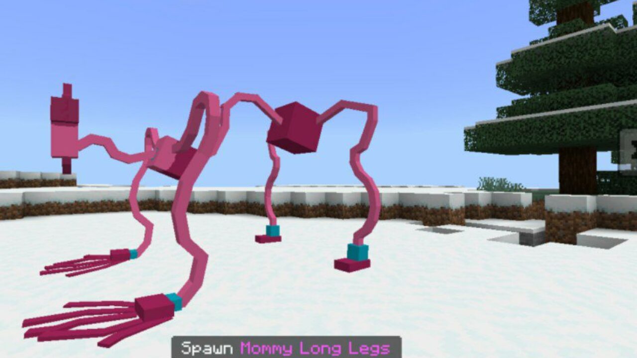 Monster from Mommy Long Legs Mod for Minecraft PE