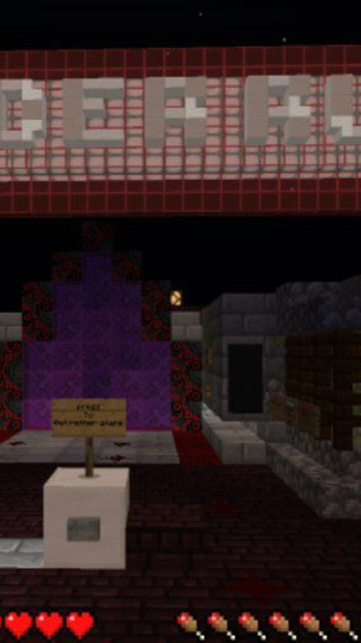 Murder Run from Dark City Map for Minecraft PE