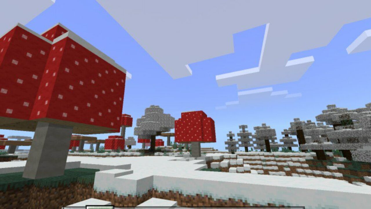 Nature from Snow Mod for Minecraft PE