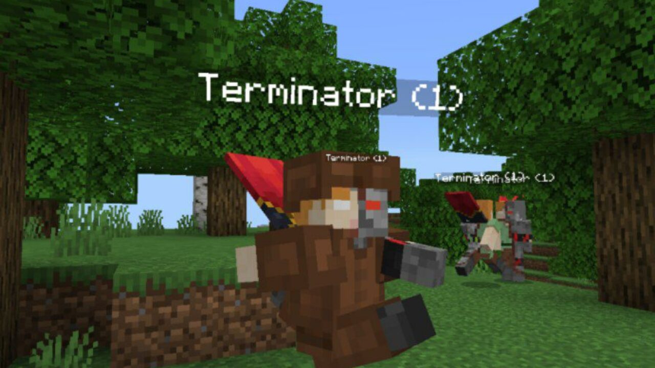 New Enemy from Terminator Mod for Minecraft PE