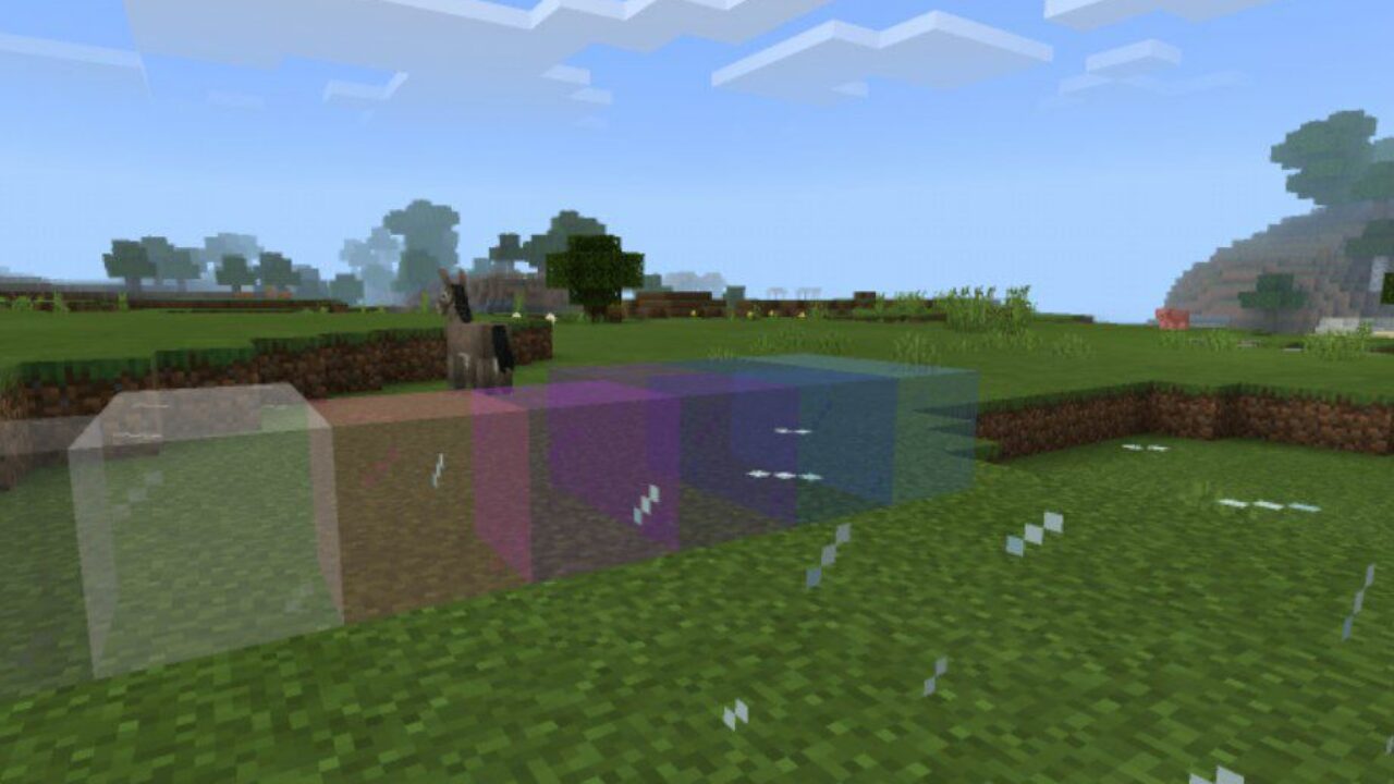 New Option from Transparent Blocks Mod for Minecraft PE