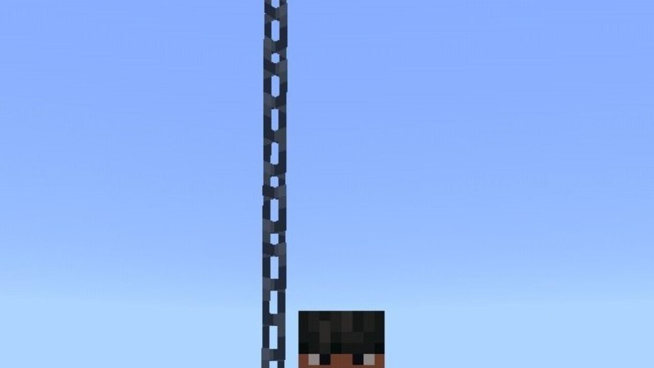 On the Chain from Ladder Mod for Minecraft PE