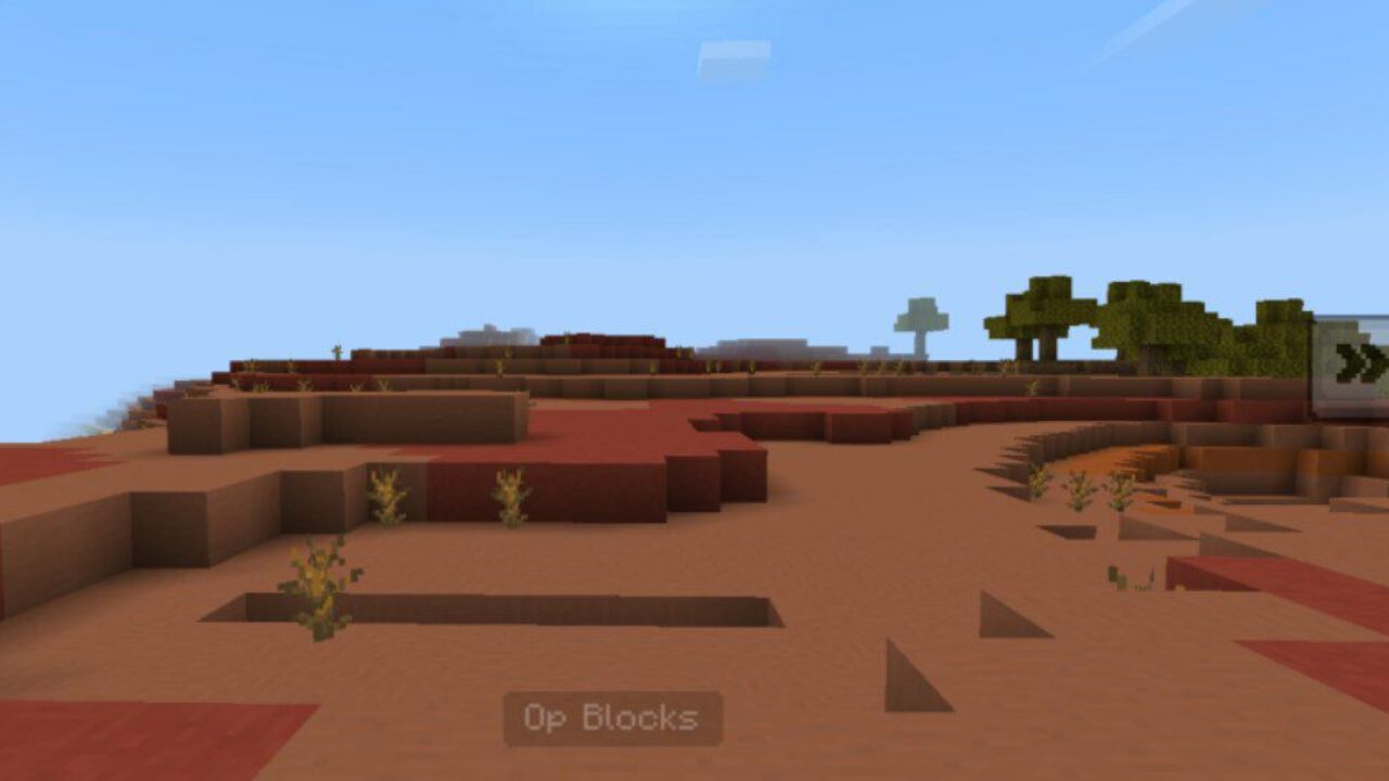 OP Blocks from Menu Mod for Minecraft PE