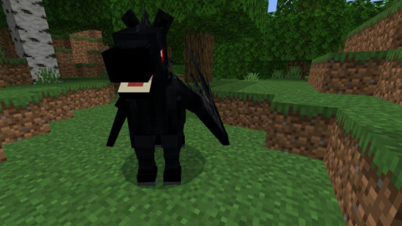 Pegasus from Mount Animals Mod for Minecraft PE