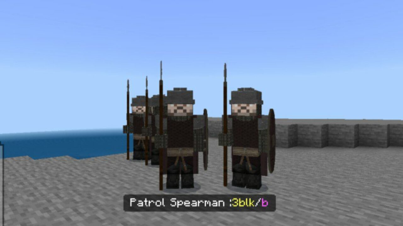 Spearman from Patrol Mod for Minecraft PE