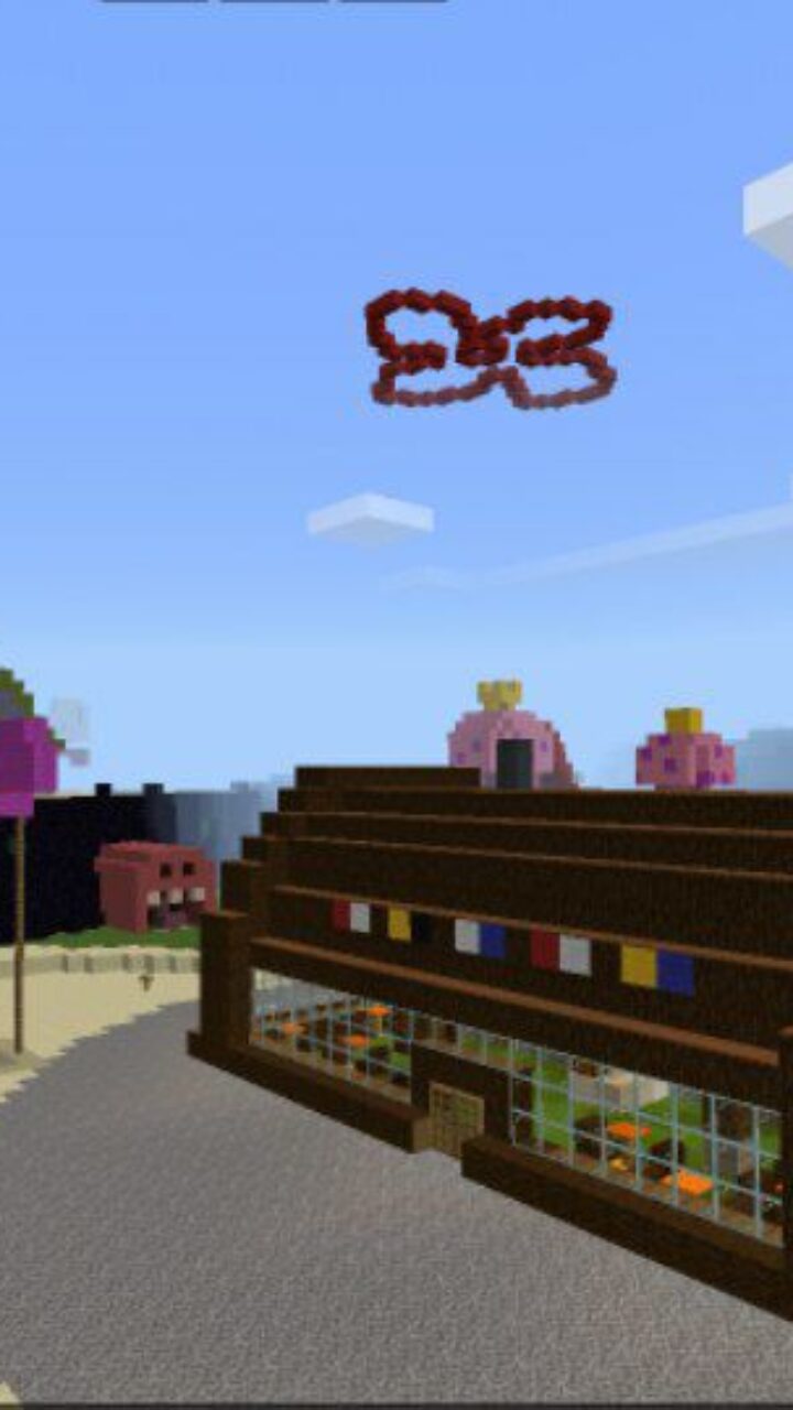 Town from Underwater Cuty Map for Minecraft PE