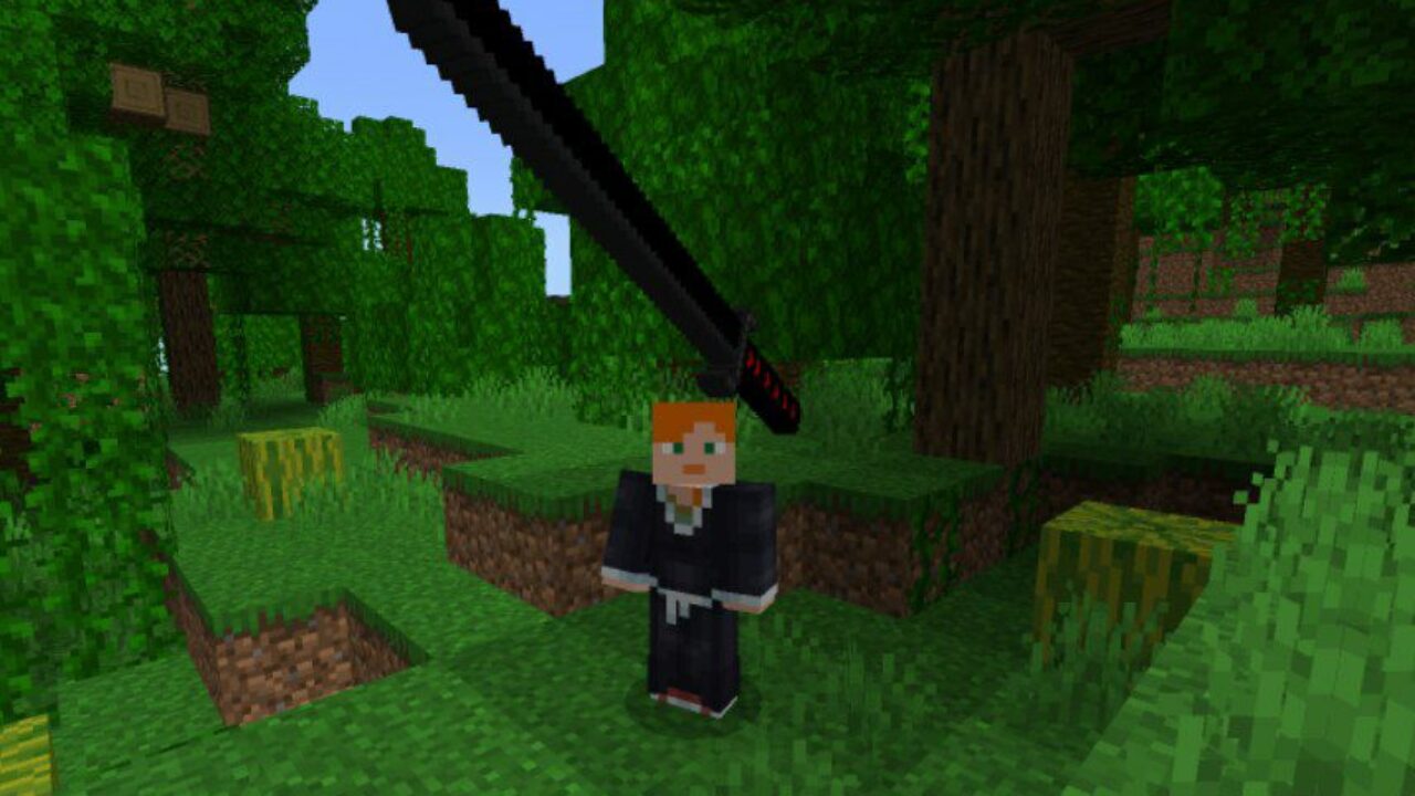 Weapon from Bleach Mod for Minecraft PE