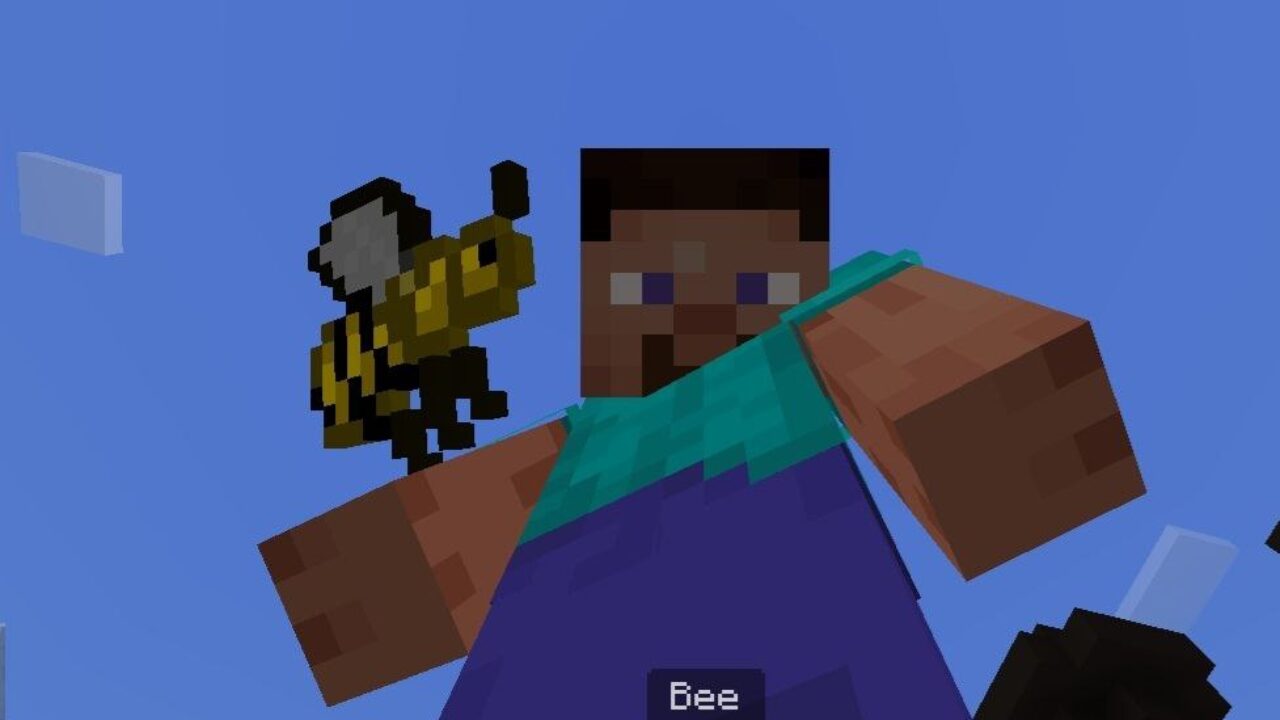 Bee from Rustic Agriculture Mod for Minecraft PE