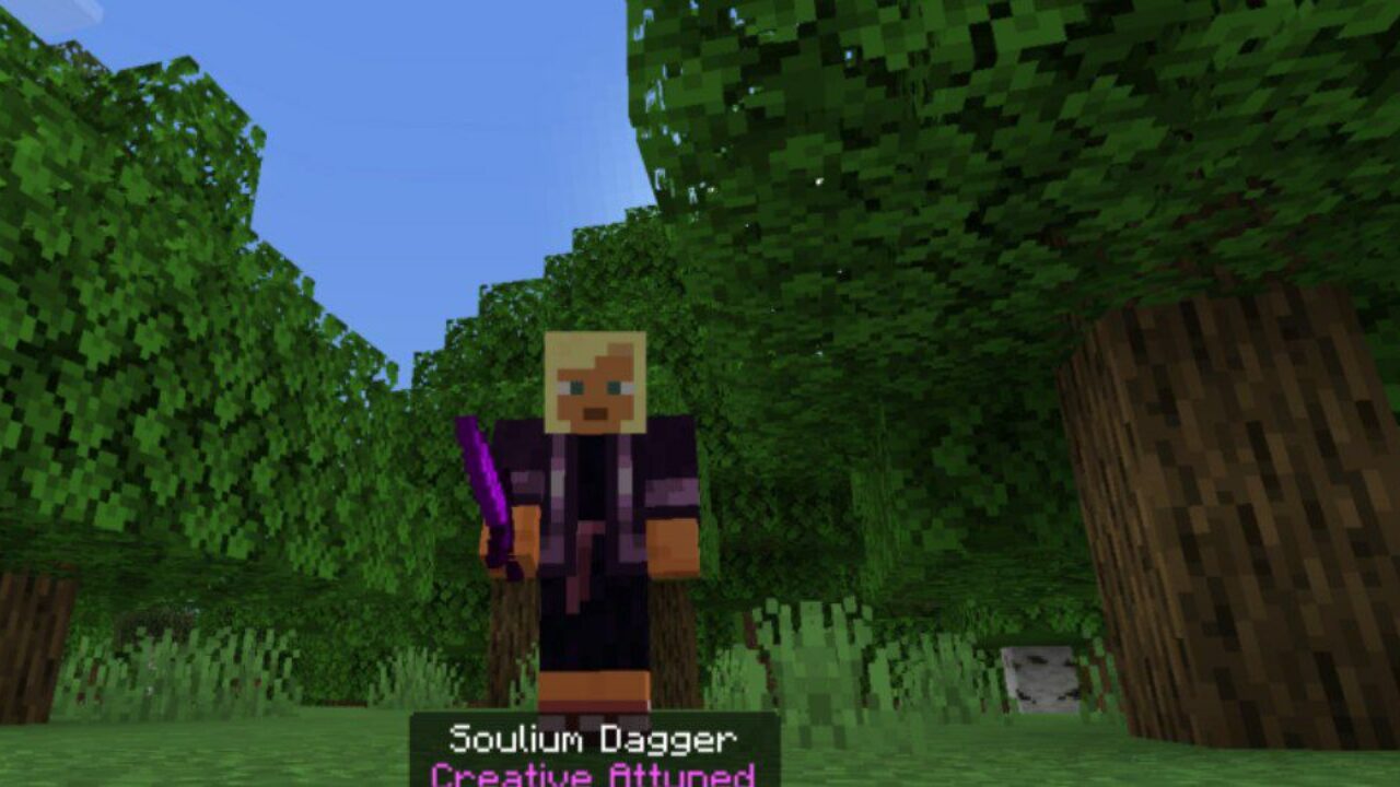 Dagger from Mystical Agriculture Mod for Minecraft PE