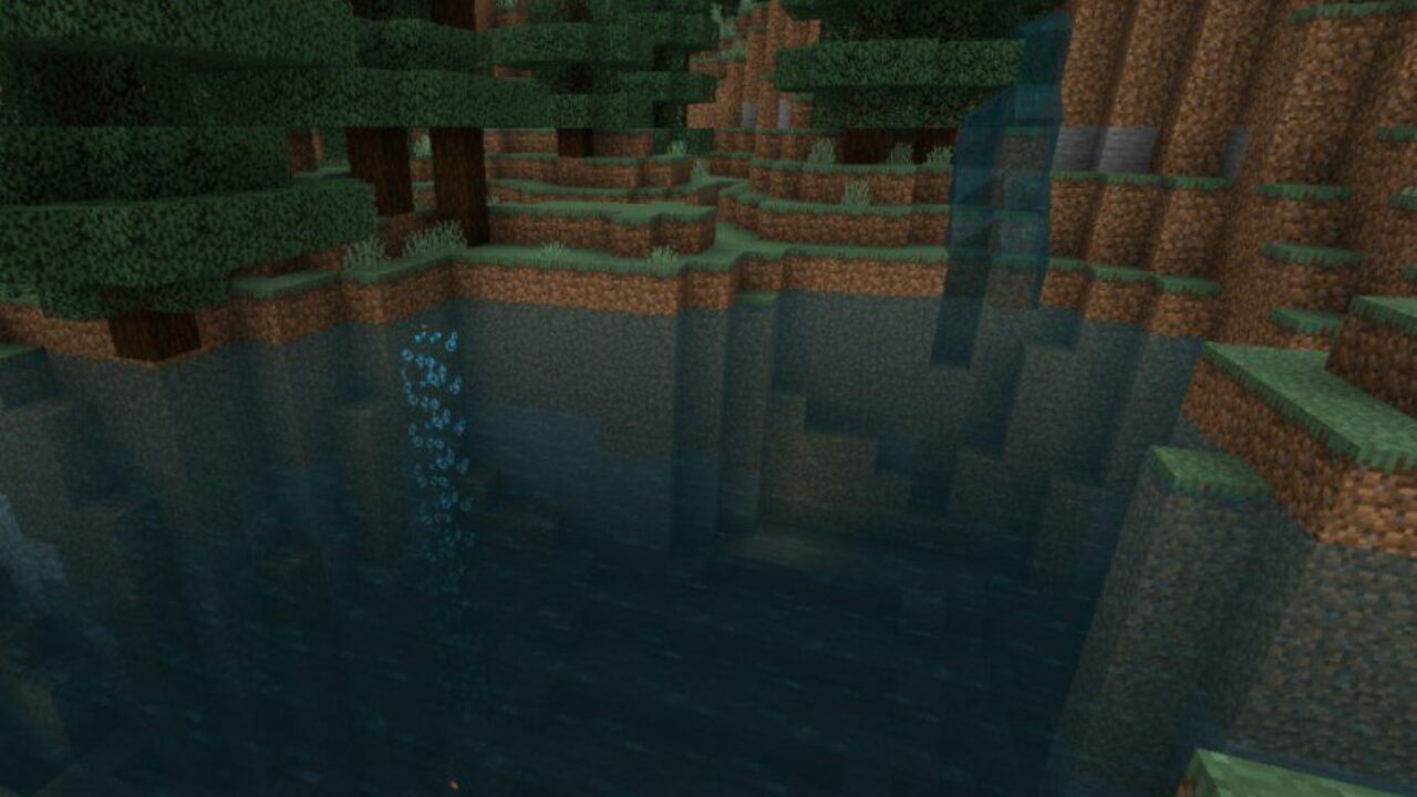 Nature from River Plus Texture Pack for Minecraft PE