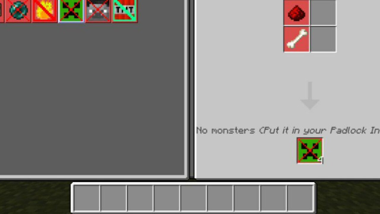 No Monster from House Protector Mod for Minecraft PE