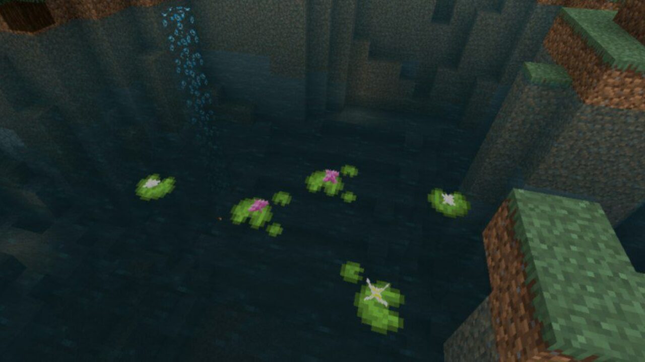 Water Lilies from River Plus Texture Pack for Minecraft PE