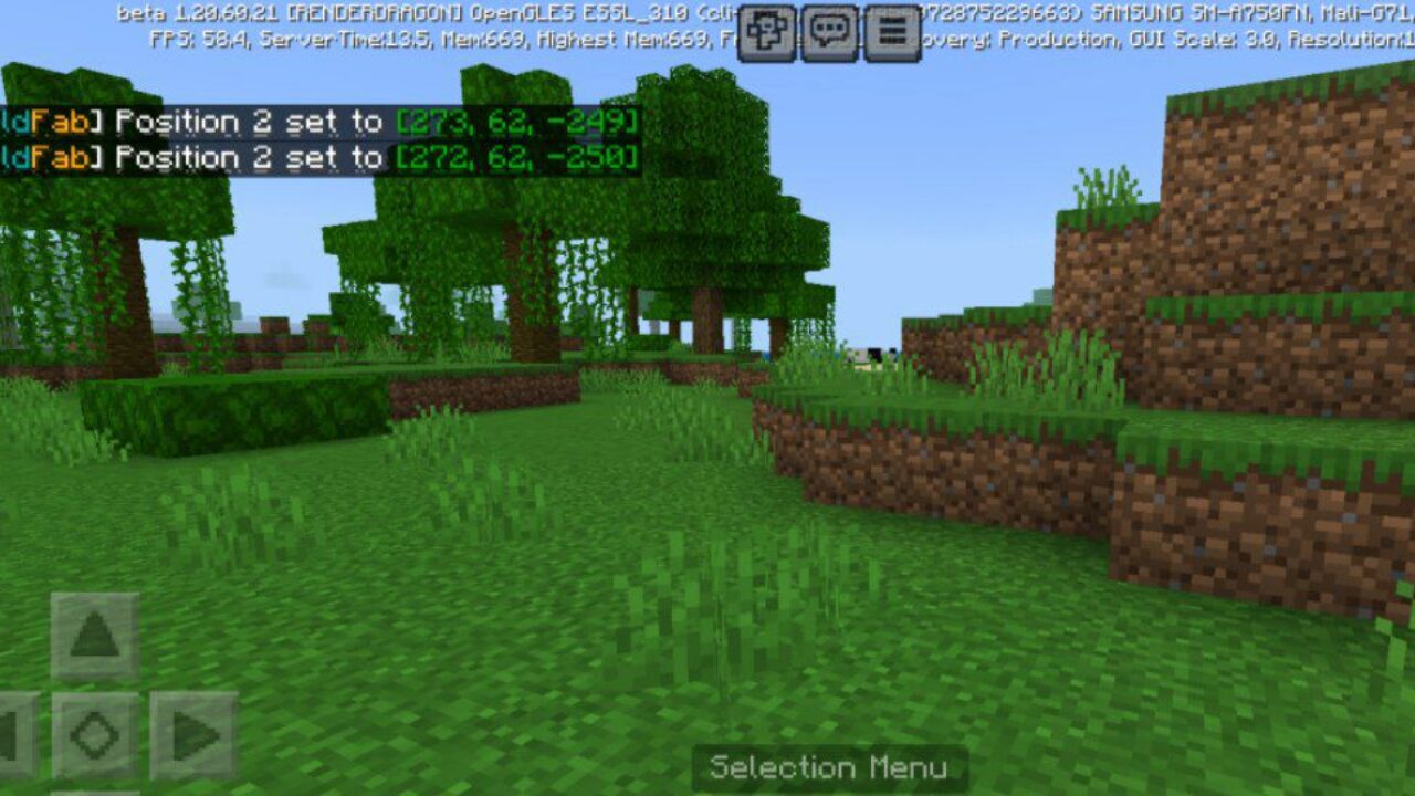 Abilities from World Fabricator Mod for Minecraft PE