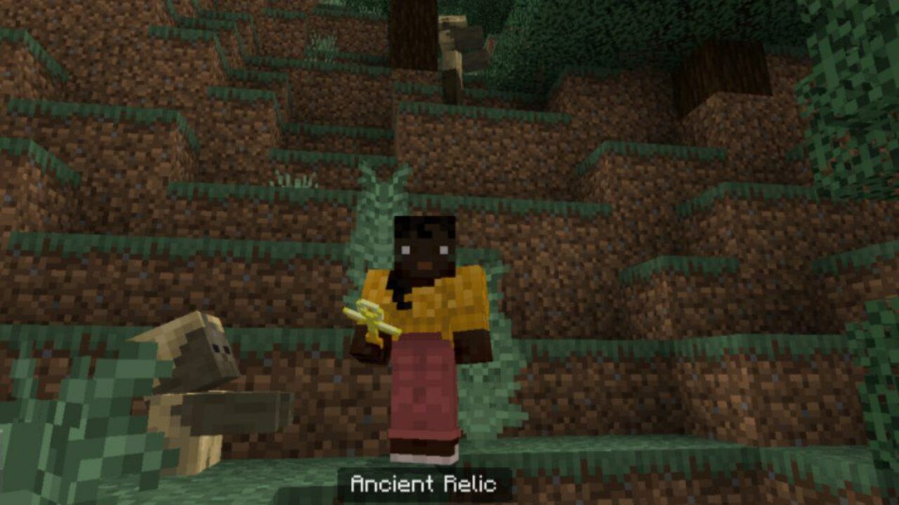 Ancient Relic from Mummy Boss Mod for Minecraft PE