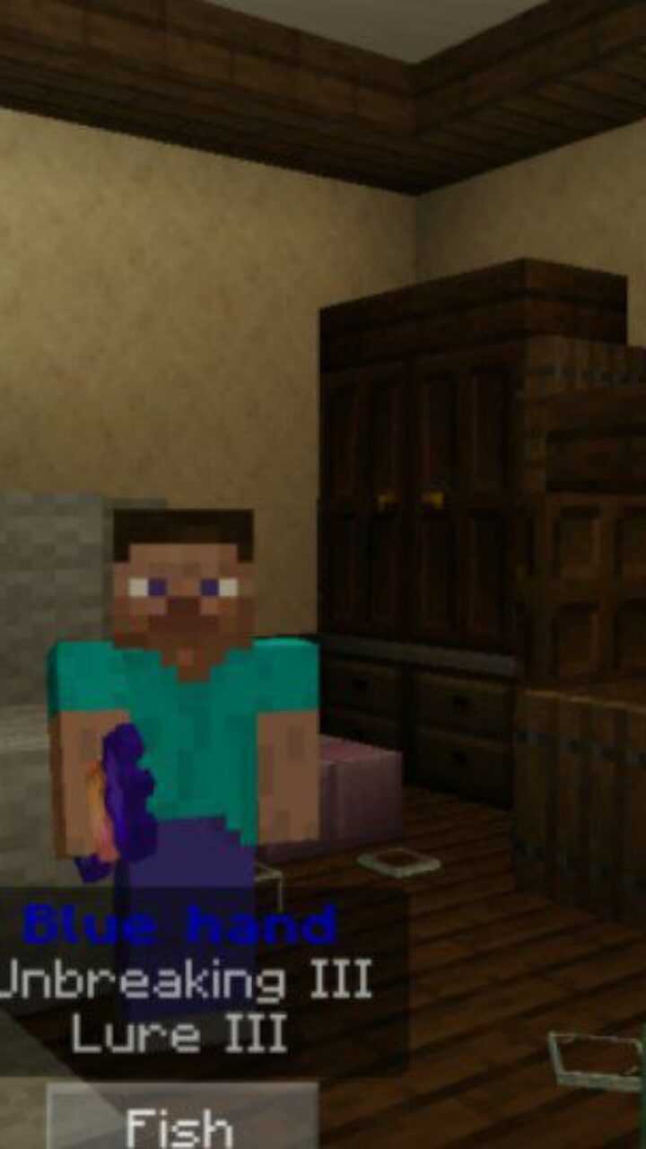 Blue Hand from Poppy Playtime 2 Map for Minecraft PE