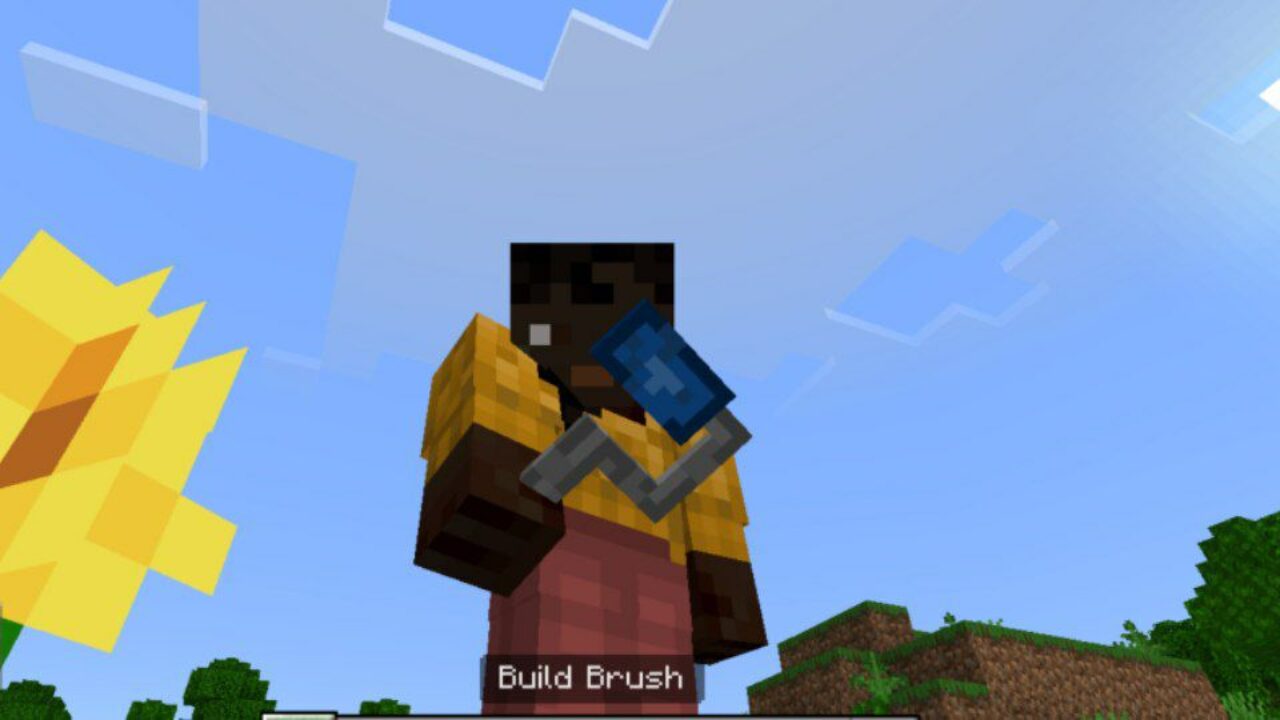 Build Brush from World Fabricator Mod for Minecraft PE