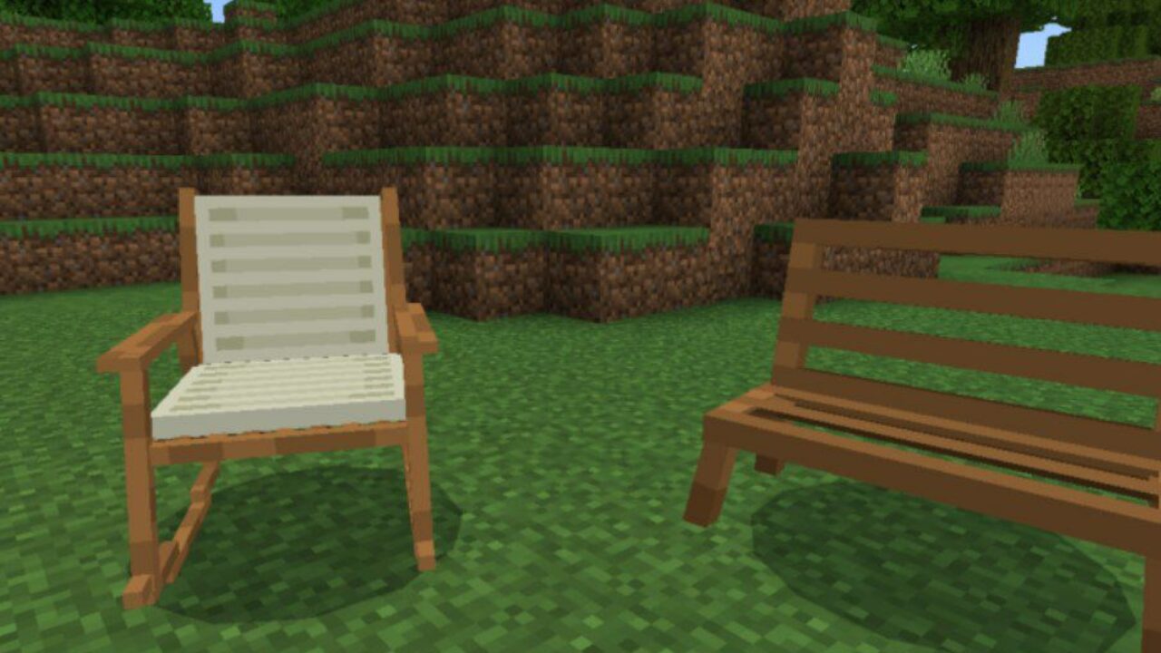 Chair from Household Furniture Mod for Minecraft PE