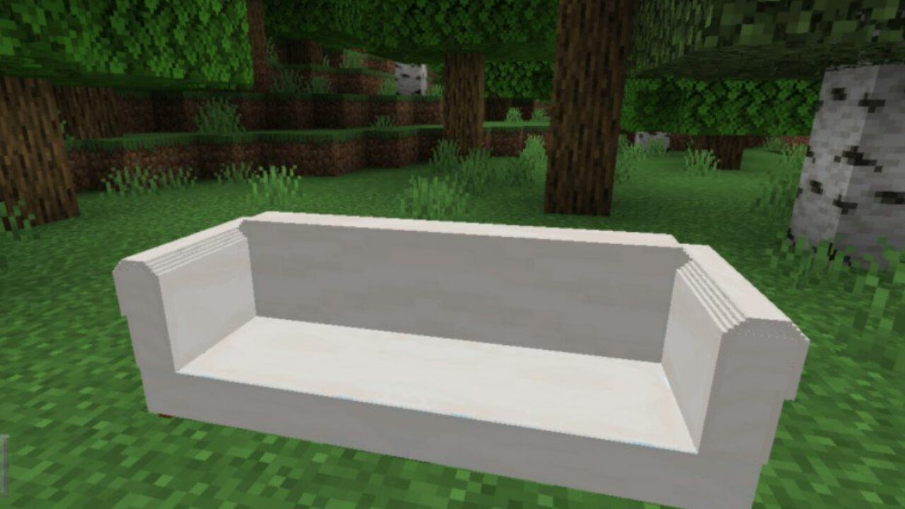 Couch from Decoration Furniture Mod for Minecraft PE