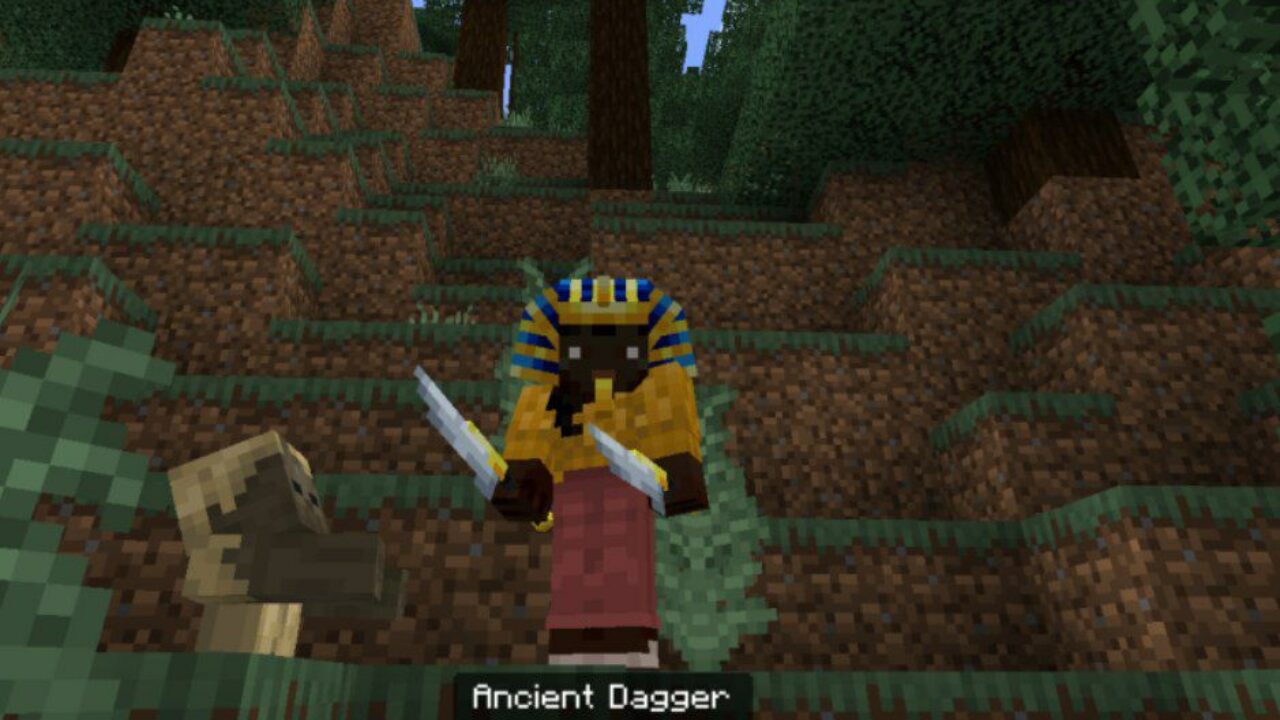 Dagger from Mummy Boss Mod for Minecraft PE