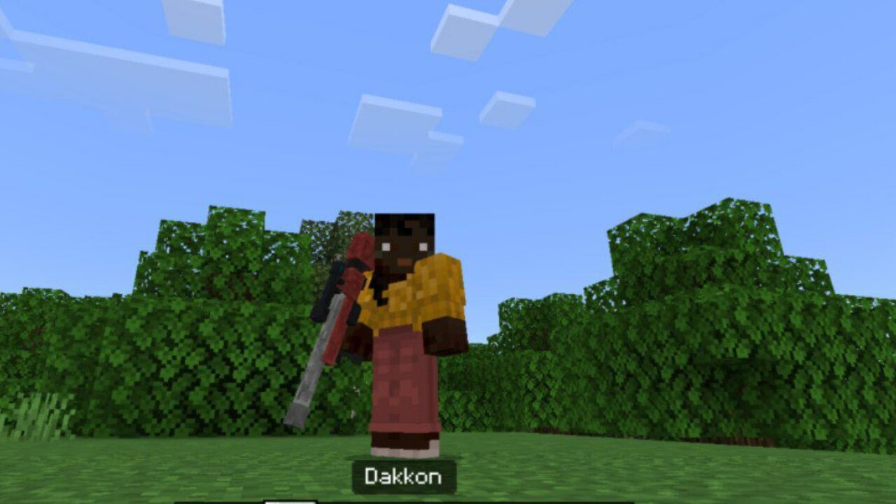 Dakkon from Ratio Guns Mod for Minecraft PE