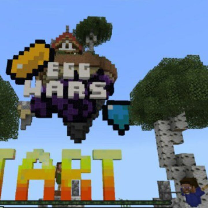 Egg War Map for Minecraft PE